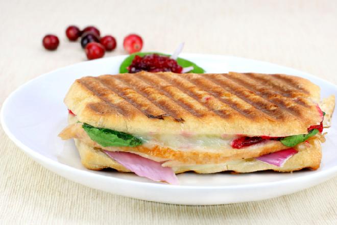 Nadziewana ciabatta z grilla